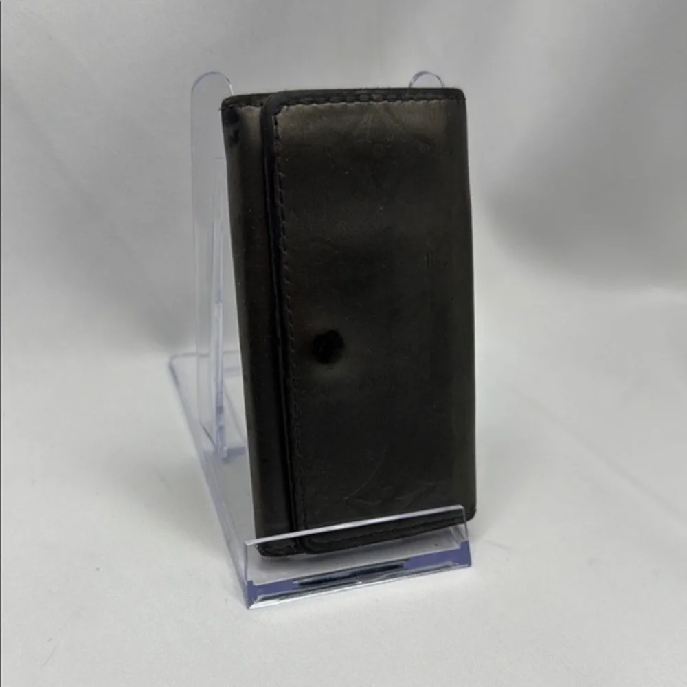 Louis Vuitton Key Holder Monogram Black Vernis Leather | Unisex | Pre-Owned |